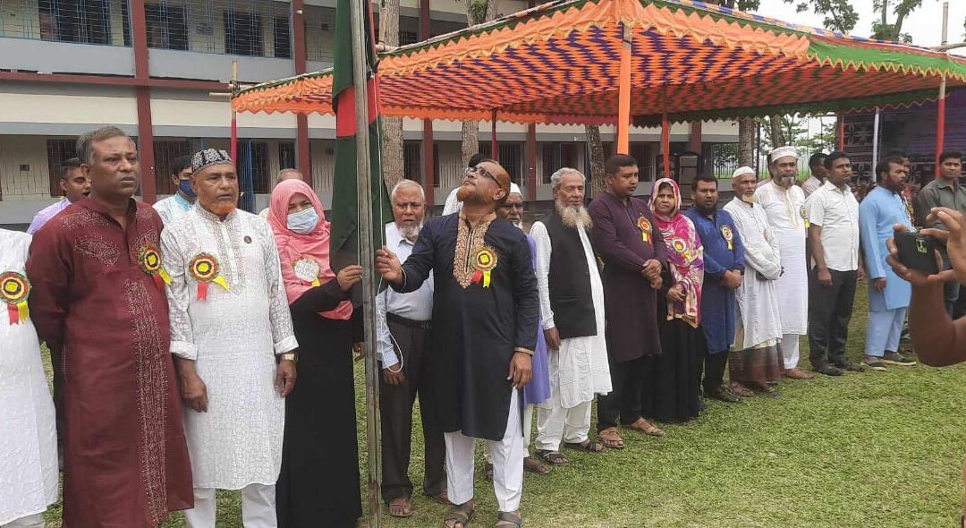 Flag Hoisting Ceremony at Lakshman Pur School