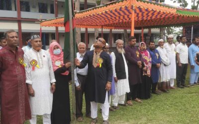 Flag Hoisting Ceremony at Lakshman Pur School